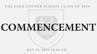 Commencement  Class of 2024  The John Cooper School [upl. by Eninnaej]