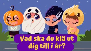 Halloween video för barn med dräkter och kostymer [upl. by Nirik391]