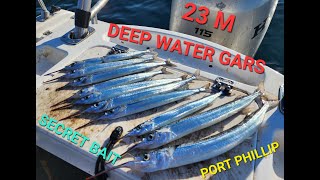 GARFISH FISHING  DEEP WATER  PORT PHILLIP [upl. by Paz287]