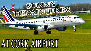 SUNNY TAKE OFFS AT CORK AIRPORT [upl. by Natam]