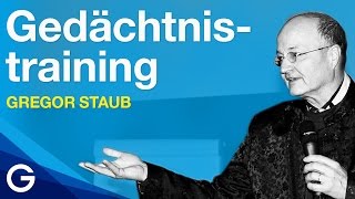 So wird dein Gedächtnis besser – Gedächtnistraining  Gregor Staub [upl. by Hareehat]