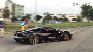 Powersliding and Drifting a Laferrari at the Pagani Factory [upl. by Eillor]