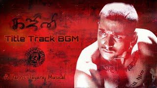 Ghajini Title Track BGM  Harris Jayaraj [upl. by Ecirahs]