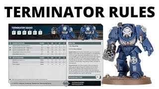 New 10th Edition Datasheet for Terminators plus Weapon Rules  Deep Strike Rapid Ingress [upl. by Onida94]