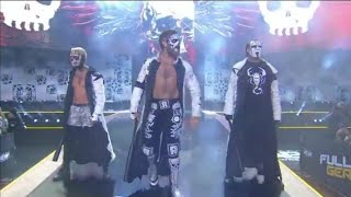 AEW Full Gear 2023  Adam Copeland Darby Allin amp Sting Custom Entrance With Matching War Face Paint [upl. by Ennayhs]