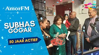 Subhas Gogar 50 jaar actief  Radio AMORFM 1023FM  Shivam Rajaram [upl. by Batsheva]