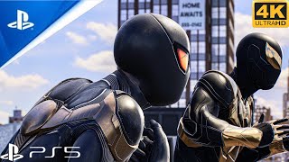 Family Business amp Iron spider suit vs Sandman 4K realistic graphics gameplay ps5 slim spiderman 2 [upl. by Coralyn890]