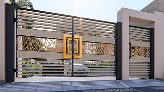 Top 100 Modern Gate Design Ideas 2024  Main Gates Ideas For Home Garden House Exterior Design Ideas [upl. by Aseral]