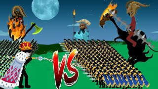 9999 MINEROSMAGO VS 9999 ESPARTANOS MONSTRUO💀Stick War Legacy [upl. by Landy467]