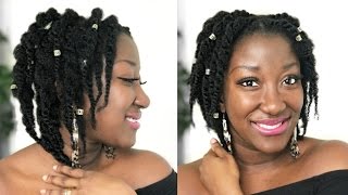 LOOSE TWIST ON 4C NATURAL HAIR  THINFINE NATURAL HAIR  ADEDE [upl. by Alleira]