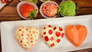 Chocolate Heart  Cake Stuffed Chocolate Heart  VALENTINES DAY SPECIAL [upl. by Nnyloj768]