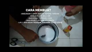 Cara Membuat Bioplastik Dari Tepung Tapioka [upl. by Aivatahs]