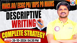 IBPS PO Mains NIACL AO ECGC PO  Descriptive Paper  Complete Guidance by RK Mehto Sir [upl. by Yenwat529]