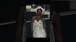 Anok Yai for Dolce amp Gabbana ss 2025 dolceandgabbana anokyai mfw2024 fyp ytshorts [upl. by Annal285]