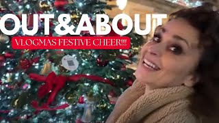 OUT amp ABOUT FOR VLOGMAS FESTIVE CHEER [upl. by Sabrina]