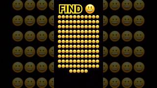 Find 😃emojichallenge emoji games youtubeshorts shorts [upl. by Ydnys20]