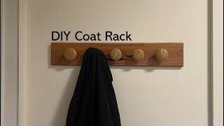 DIY Wooden Coat Rack [upl. by Krebs]