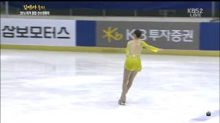 20140104 피겨 종합 선수권대회 김연아 완벽한 연기로 8060 최고기록 갱신 [upl. by Aicarg]