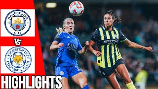 Manchester City vs Leicester City  Highlights amp Penalty Shootout  Women’s Friendly  280824 [upl. by Ardnasirhc]