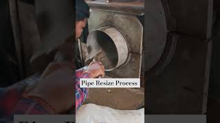 Welded Pipe For Resizing Process 2 ERW  youtubeshorts  welding  pipeline  pipelinework [upl. by Chute628]