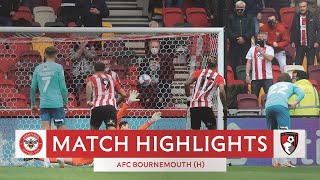 Match Highlights Brentford 3 AFC Bournemouth 1 32 on aggregate [upl. by Sonitnatsnoc]