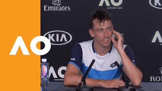 John Millman quotI left it all out therequot  Australian Open 2020 R3 Press Conference [upl. by Anawat]