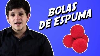 Tutorial  Bolinhas de Espuma Sponge Ball Tricks Revealed [upl. by Philbin536]