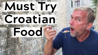 WHAT TO EAT IN DUBROVNIK CROATIA  DUBROVNIK CROATIA FOOD TOUR [upl. by Nawed]