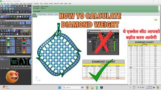 How To Calculate Diamond Weight Jewellery Design Matrix 9 Unity Institute [upl. by Broddie]