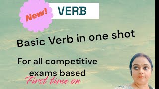 VERB BASIC FORM kvsenglishclasses NVS AWES DSSSB CTET UPTET NCERT ALL TEACHING EXAMS [upl. by Lew]