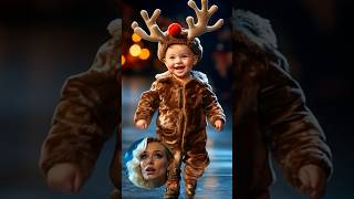 🦌 Christmas Reindeer Fashion Fusion Show  馴鹿創意時尚融合秀 babyfashion runwaymagic ChristmasFusion [upl. by Weslee]