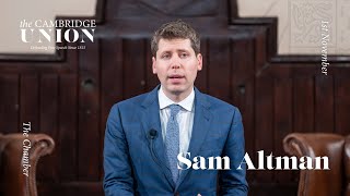 Sam Altman amp OpenAI  2023 Hawking Fellow  Cambridge Union [upl. by Enylhsa]