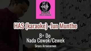 Karaoke Has  Jun Munthe B  Do  Lagu Has Jun Munthe [upl. by Cirala160]