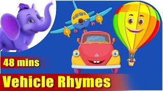 Vehicle Rhymes  Best Collection of Rhymes for Children in English [upl. by Miles954]