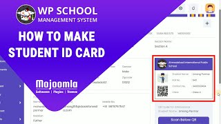 How to make Student ID Card in WPSchool Management System [upl. by Ploss]