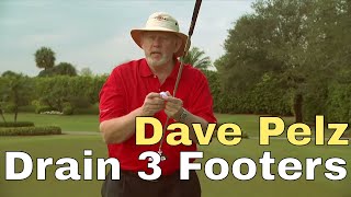 DRAIN 3 FOOT PUTTS WITH DAVE PELZ [upl. by Elauqsap676]