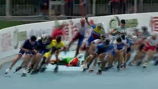 Awesome Fall  Inline Speed Skating [upl. by Kurr]