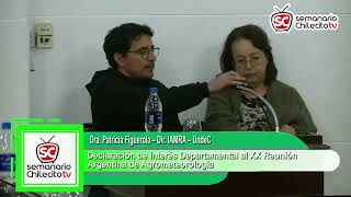 Dra Patricia Figuerola – Dir IAMRA – UndeC Dr Emanuel Luna Toledo – Docente UNdeC [upl. by Adnirolc]