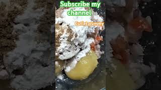 आलू की tikki tasty wali by zaiba ameen cooking vlogs। subscribe my channel।shortsvideoviralvideo [upl. by Affrica]