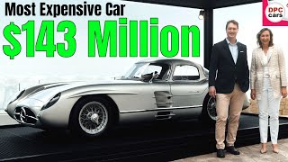 143 Million 1955 Mercedes 300 SLR Uhlenhaut Coupe Most Expensive Car [upl. by Waddington]