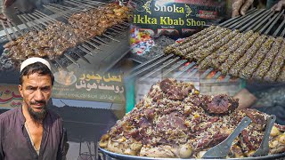 Best Beef Compilation In Pakistan  Kabab Tikka Rosh Pulao Chapli Kabab [upl. by Eniamzaj]