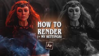 how to render w high quality settings  after effects [upl. by Ernaline]