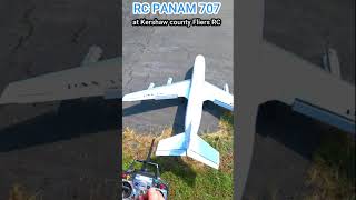 RC JET Panam Boeing 707 Takeoff [upl. by Donnamarie842]