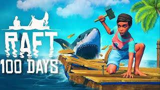 I Survived 100 Days In RAFT [upl. by Ramah]