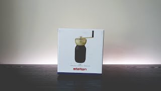 Stelton  Collar Coffee Grinder  Unboxing amp Mini Review [upl. by Odlauso]