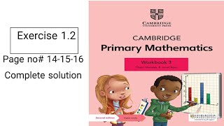 Cambridge Primary Mathematics Workbook 3 Page Number 131415 complete solution [upl. by Schreibe]