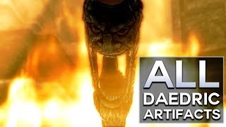 Skyrim  All Daedric Artifacts [upl. by Pogah887]