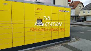 DHL PACKSTATION 2021  PÄCKCHEN ABHOLEN [upl. by Fanni]