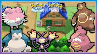 Pokémon BDSP  How To Get SnorlaxLickilickyUrsaringAmbipom amp Blissey [upl. by Roberts]