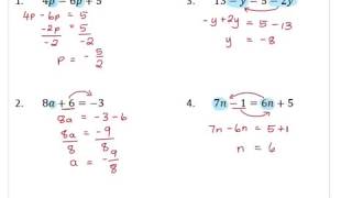 Inleiding tot Algebraïese Vergelykings Gr 9 [upl. by Laon]